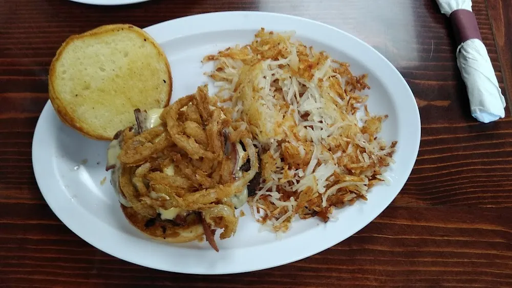Western Burger and Hashbrown